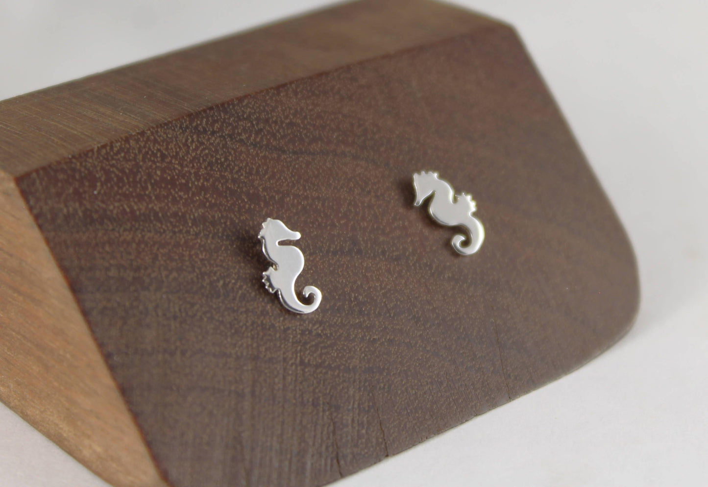 Tiny Seahorse Studs - Sweet November Jewelry