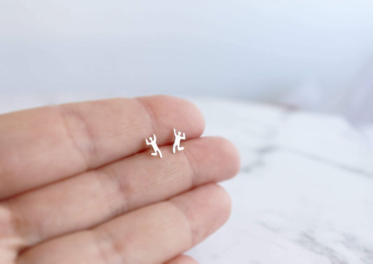 Tiny People Stud Earrings - Sweet November Jewelry