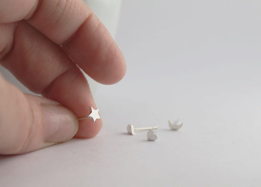 Tiny Mismatched Shape Studs